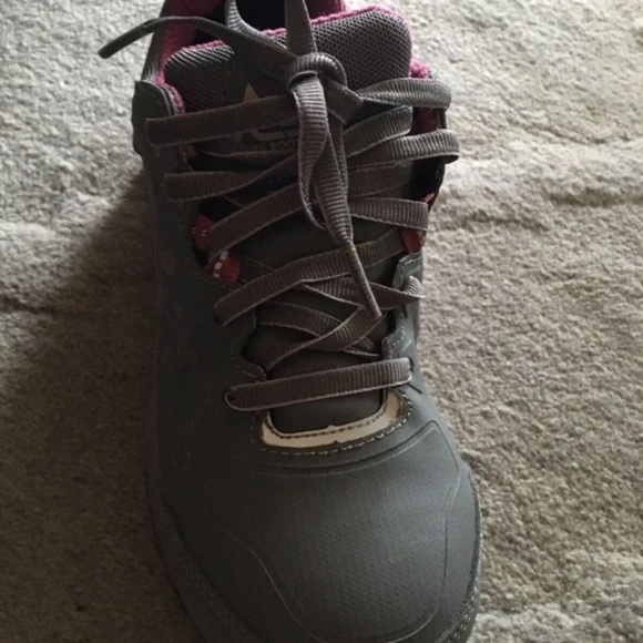 Aster Aluminum Toe ESD Women's Work Boots Gray Pink Style #73395 - Picture 7 of 11